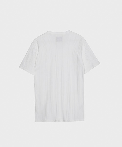 VANQUISH(ヴァンキッシュ)の「VANQUISH / ヴァンキッシュ ジャパンメイド テレコ Vネック 半袖Tシャツ(Tシャツ/カットソー・メンズ・ブラック/ホワイト・L/M)」の9枚目の写真