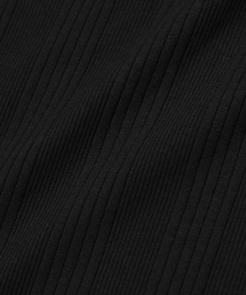 VANQUISH(ヴァンキッシュ)の「VANQUISH / ヴァンキッシュ ジャパンメイド テレコ Vネック 半袖Tシャツ(Tシャツ/カットソー・メンズ・ブラック/ホワイト・L/M)」の15枚目の写真