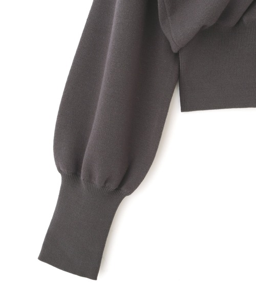 PROPORTION BODY DRESSING(プロポーションボディドレッシング)の「レースドッキングニット/1212270505(ニット/セーター・レディース・ブラウン/グレー/グレー系その他・FREE)」の19枚目の写真