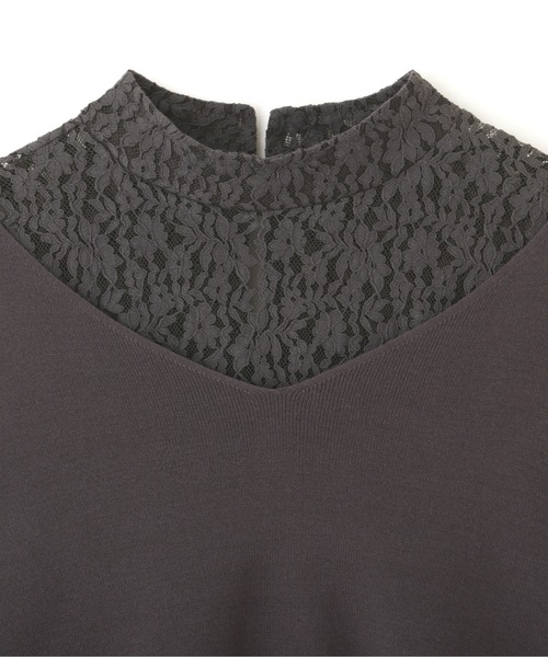 PROPORTION BODY DRESSING(プロポーションボディドレッシング)の「レースドッキングニット/1212270505(ニット/セーター・レディース・ブラウン/グレー/グレー系その他・FREE)」の21枚目の写真