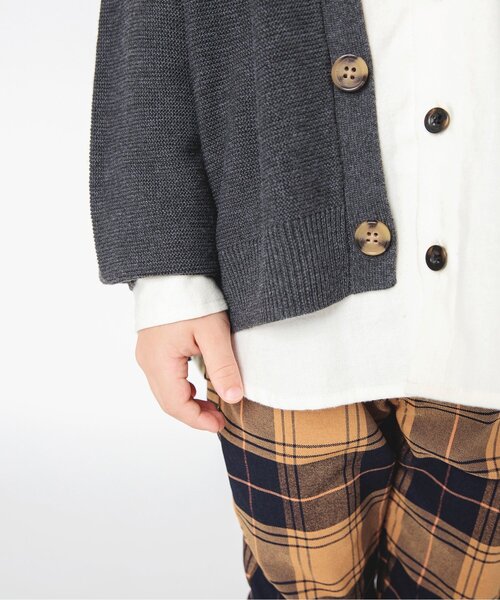 BREEZE（ブリーズ）の「カラバリカーディガン【フォーマル対応】（カーディガン/ボレロ・キッズ・レッド/イエロー/チャコール/エメラルド/キナリ・110/120/130/80/100/90/140）」の9枚目の写真