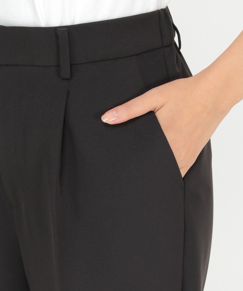 IKKA LOUNGE(イッカラウンジ)の「【BeasySmart】ウォッシャブルワイドパンツ(その他パンツ・レディース・ブラック/ブラウン・L/M)」の15枚目の写真