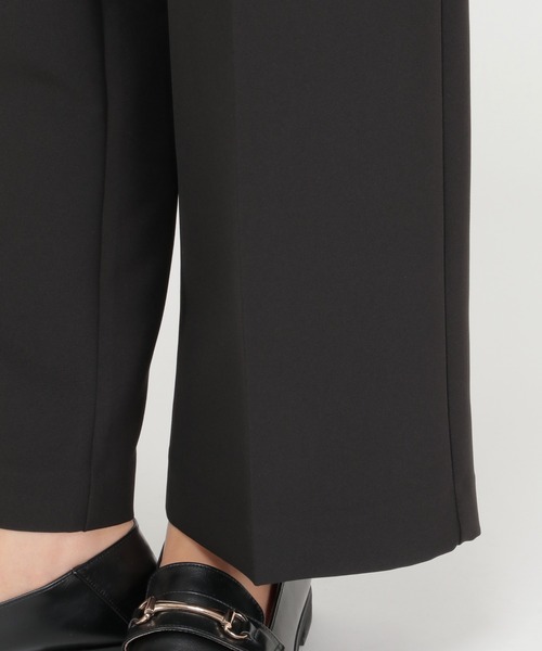 IKKA LOUNGE(イッカラウンジ)の「【BeasySmart】ウォッシャブルワイドパンツ(その他パンツ・レディース・ブラック/ブラウン・L/M)」の10枚目の写真