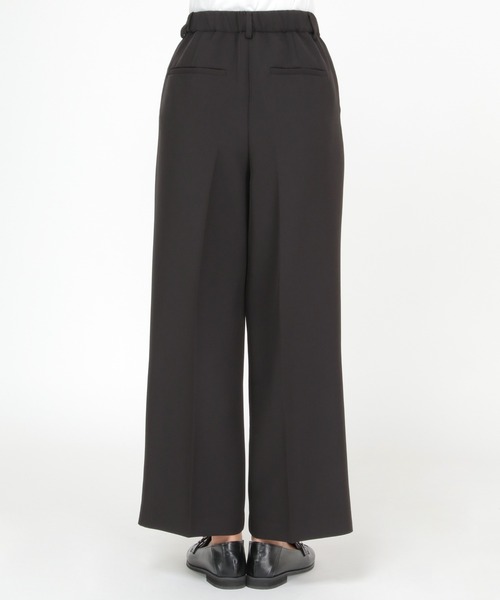 IKKA LOUNGE(イッカラウンジ)の「【BeasySmart】ウォッシャブルワイドパンツ(その他パンツ・レディース・ブラック/ブラウン・L/M)」の12枚目の写真