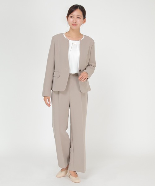 IKKA LOUNGE(イッカラウンジ)の「【BeasySmart】ウォッシャブルワイドパンツ(その他パンツ・レディース・ブラック/ブラウン・L/M)」の17枚目の写真