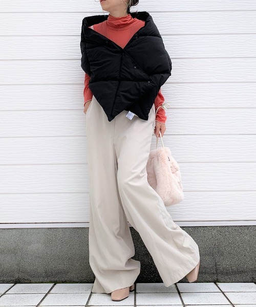 Q(キュー)の「マシュマロタートル(Tシャツ/カットソー・レディース・ブラック/アイボリー/オレンジ/ベージュ/ピンク・MEDIUM)」の17枚目の写真