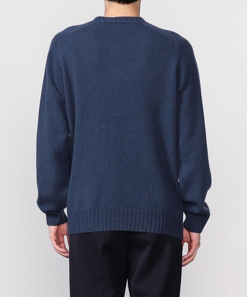 Morris & Sons（モリスアンドサンズ）の「MORRIS & SONS | ジーロンラム クルーネックセーター MEN（ニット/セーター・メンズ・ライトグレー/ブラック/ベージュ/ネイビー/ブラウン/レッド/ピンク/オレンジ/ブルー/グリーン/オートミール/グレイッシュベージュ/グリーン系その他/ライトブルー/イエロー/チャコール・1/2/3）」の22枚目の写真