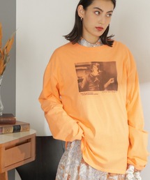 ROSE BUD | フォトプリントロンTee(Tシャツ/カットソー)