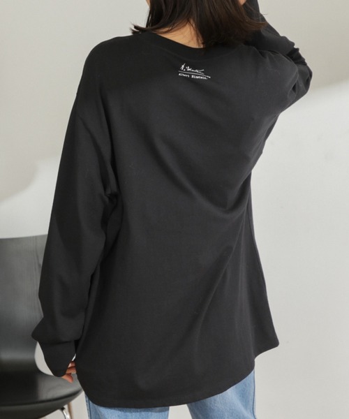 ROSE BUD(ローズバッド)の「フォトプリントロンTee(Tシャツ/カットソー・レディース・オレンジ/ホワイト/ブラック・FREE)」の14枚目の写真