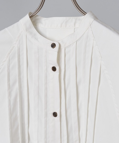 INTER FACTORY（インターファクトリー）の「ファッションインフルエンサー MAIKO - ランタンスリーブシャツワンピース（シャツワンピース・レディース・チャコール/ホワイト・SMALL/MEDIUM）」の18枚目の写真