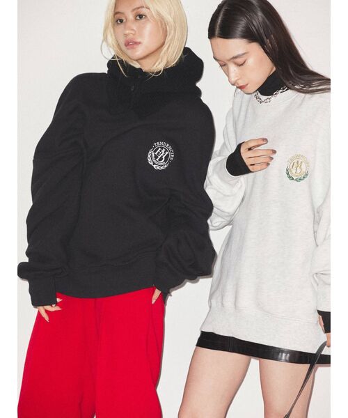 EMODA（エモダ）の「ニットフードウォーマー（ニットキャップ/ビーニー・レディース・ブラック/グレー・FREE）」の6枚目の写真