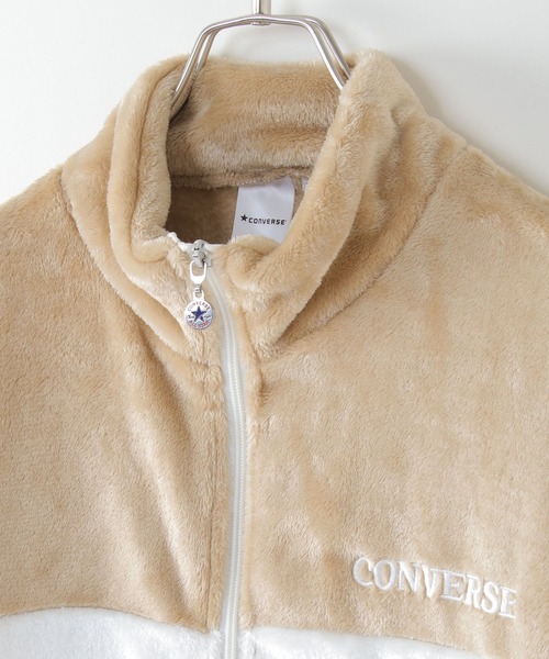 CONVERSE(コンバース)の「CONVERSE コンバース 両面フリースジャケット(130~160cm)(ブルゾン・キッズ・ブラック/ベージュ・130/140/150/160)」の9枚目の写真