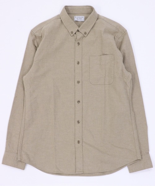 GIORDANO（ジョルダーノ）の「[ GIORDANO ]ヘビーオンスフランネルシャツ (ユニセックス)（シャツ/ブラウス・メンズ・カーキ/グリーン・MEDIUM/LARGE/X-LARGE）」の13枚目の写真