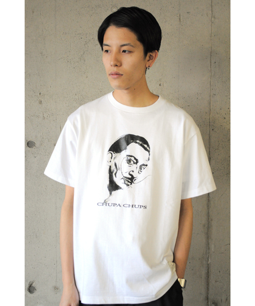 WHO'S WHO gallery（フーズフーギャラリー）の「【WPCA】「ijinn」WEB限定クラックTEE（Tシャツ/カットソー・メンズ・ホワイト/ホワイト系その他/ホワイト×ブラック・LARGE/MEDIUM）」の2枚目の写真