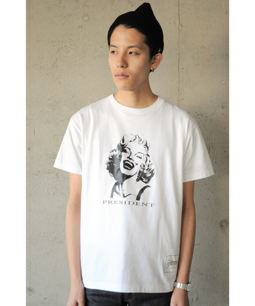 WHO'S WHO gallery（フーズフーギャラリー）の「【WPCA】「ijinn」WEB限定クラックTEE（Tシャツ/カットソー・メンズ・ホワイト/ホワイト系その他/ホワイト×ブラック・LARGE/MEDIUM）」の3枚目の写真