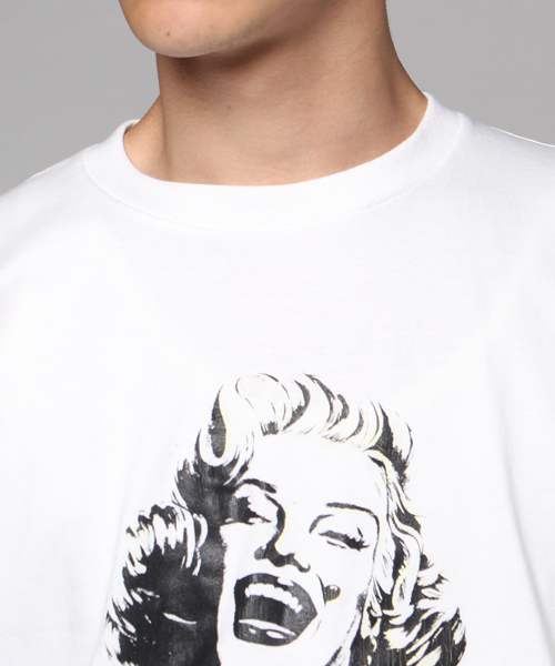 WHO'S WHO gallery（フーズフーギャラリー）の「【WPCA】「ijinn」WEB限定クラックTEE（Tシャツ/カットソー・メンズ・ホワイト/ホワイト系その他/ホワイト×ブラック・LARGE/MEDIUM）」の15枚目の写真