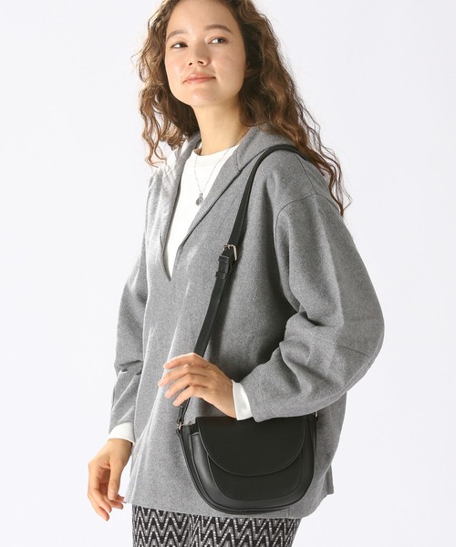 niko and...（ニコアンド）の「ウールコンセーラーブラウス（シャツ/ブラウス・レディース・ネイビー/グレー・FREE）」の2枚目の写真