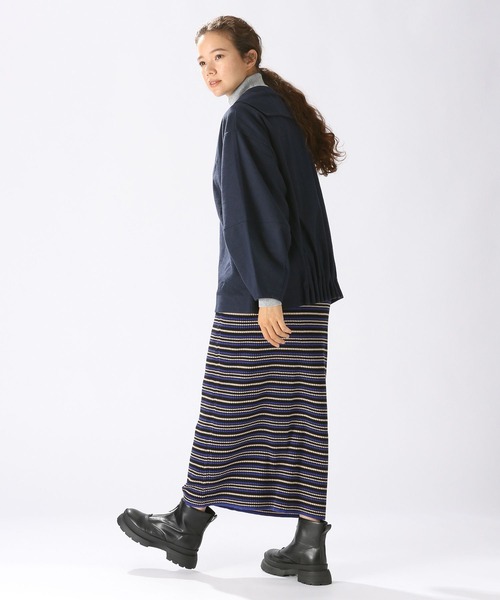 niko and...（ニコアンド）の「ウールコンセーラーブラウス（シャツ/ブラウス・レディース・ネイビー/グレー・FREE）」の14枚目の写真