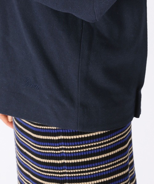 niko and...（ニコアンド）の「ウールコンセーラーブラウス（シャツ/ブラウス・レディース・ネイビー/グレー・FREE）」の5枚目の写真