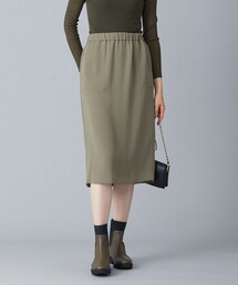 洗える】 シンセティックヤーンスムース ニットスカート