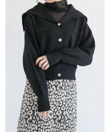 Te chichi | セーラーカラーニットカーディガン(カーディガン/ボレロ)