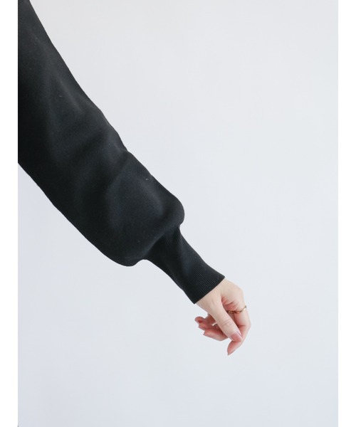 Te chichi(テチチ)の「セーラーカラーニットカーディガン(カーディガン/ボレロ・レディース・ブラック/ベージュ・フリ-)」の3枚目の写真