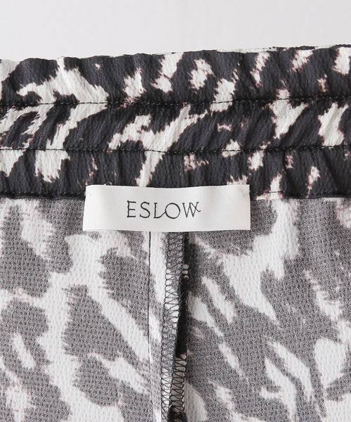 Spick & Span(スピックアンドスパン)の「【ESLOW/エスロー】LEOPARD PRINT TAPERED PANTS(その他パンツ・レディース・ブラック・FREE)」の22枚目の写真