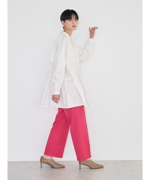 AMERICAN HOLIC（アメリカンホリック）の「ティアードボリュームチュニック（チュニック・レディース・オフホワイト/イエロー/ミント・M/L）」の9枚目の写真