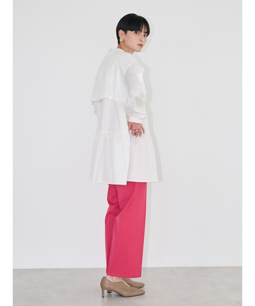 AMERICAN HOLIC（アメリカンホリック）の「ティアードボリュームチュニック（チュニック・レディース・オフホワイト/イエロー/ミント・M/L）」の10枚目の写真