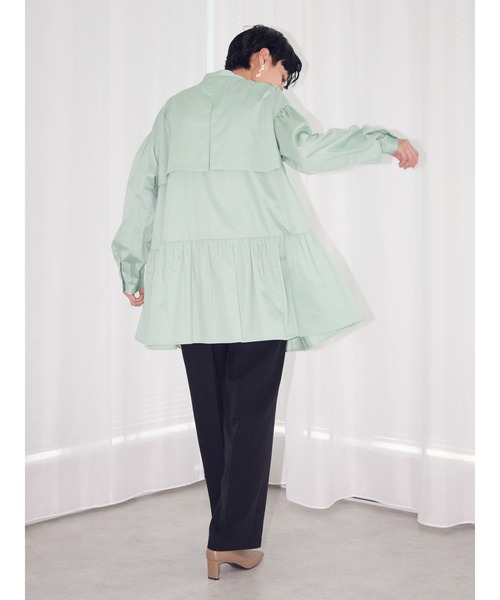 AMERICAN HOLIC（アメリカンホリック）の「ティアードボリュームチュニック（チュニック・レディース・オフホワイト/イエロー/ミント・M/L）」の16枚目の写真