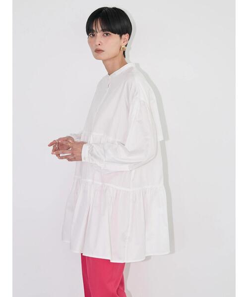 AMERICAN HOLIC（アメリカンホリック）の「ティアードボリュームチュニック（チュニック・レディース・オフホワイト/イエロー/ミント・M/L）」の22枚目の写真