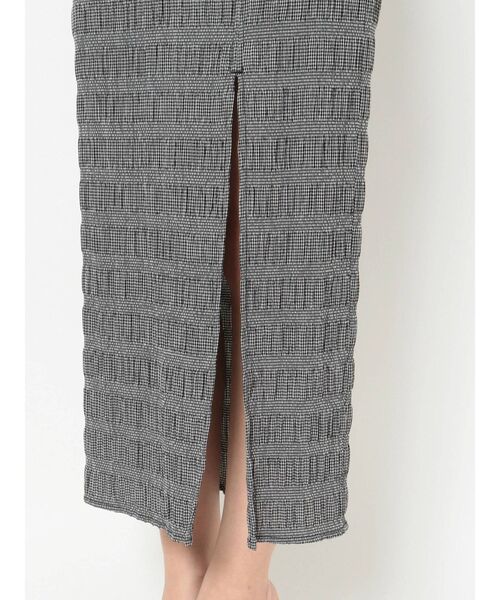RESEXXY（リゼクシー）の「ギンガムチェックスリットタイトスカート【セットアップ着用可能】（スカート・レディース・ホワイト/ブラック/ベージュ・FREE）」の21枚目の写真