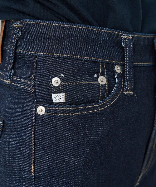 FREAK'S STORE（フリークスストア）の「SOMETHING × FREAK'S STORE/サムシング 別注LISA WIDE/別注リサワイドデニム(ハイウエストデニム)（デニムパンツ・レディース・サックスブルー/ネイビー・XS/S/M）」の8枚目の写真