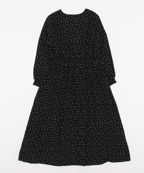 Honeys(ハニーズ)の「Vネックワンピース(ワンピース・レディース・ブラック系その他/サックスブルー系/ブルー系その他/ホワイト系その他・L/LL/M/S/3L)」の5枚目の写真