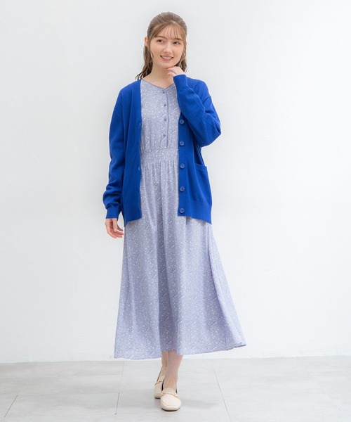 Honeys(ハニーズ)の「Vネックワンピース(ワンピース・レディース・ブラック系その他/サックスブルー系/ブルー系その他/ホワイト系その他・L/LL/M/S/3L)」の20枚目の写真