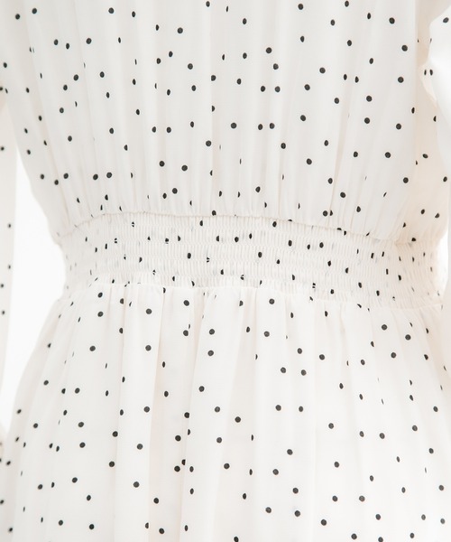 Honeys(ハニーズ)の「Vネックワンピース(ワンピース・レディース・ブラック系その他/サックスブルー系/ブルー系その他/ホワイト系その他・L/LL/M/S/3L)」の10枚目の写真