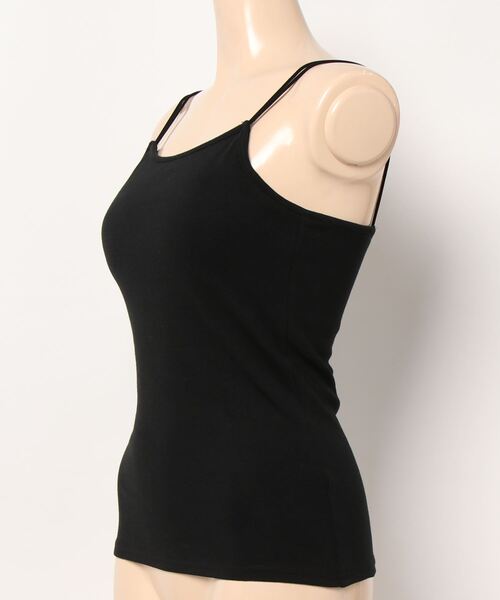 reca（レカ）の「カップ付きキャミソール（キャミソール・レディース・キナリ/ベージュ系/グリーン系/ブルー/ブラック・FREE）」の6枚目の写真