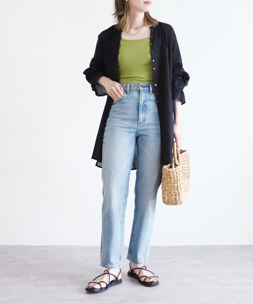 reca（レカ）の「カップ付きキャミソール（キャミソール・レディース・キナリ/ベージュ系/グリーン系/ブルー/ブラック・FREE）」の19枚目の写真