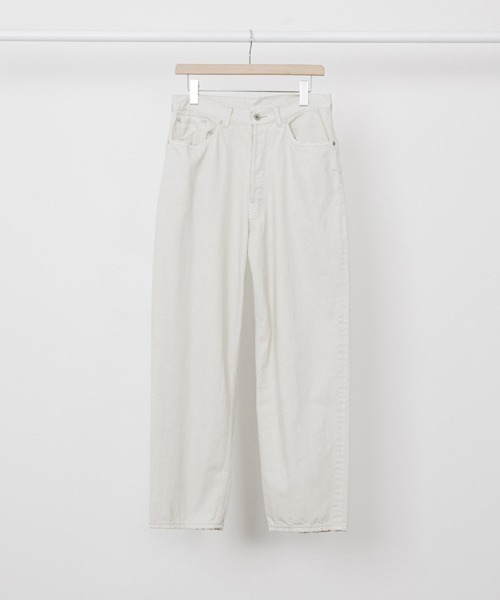 marka（マーカ）の「marka / マーカ：COCOON FIT JEANS AGED - organic cotton 12oz denim -：M23A-02PT11C[COR]（デニムパンツ・メンズ・ブルー系その他/オフホワイト・1/2）」の6枚目の写真