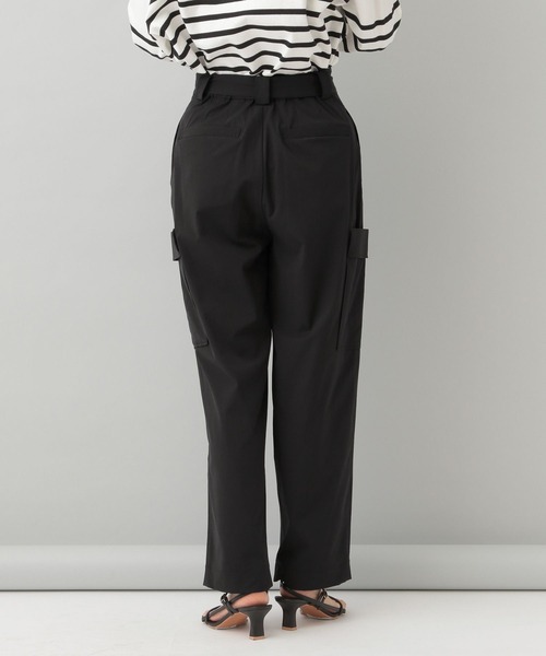 A part by（アパートバイ）の「ナイロンカーゴパンツ（カーゴパンツ・レディース・アイボリー/ブラック・FREE）」の12枚目の写真