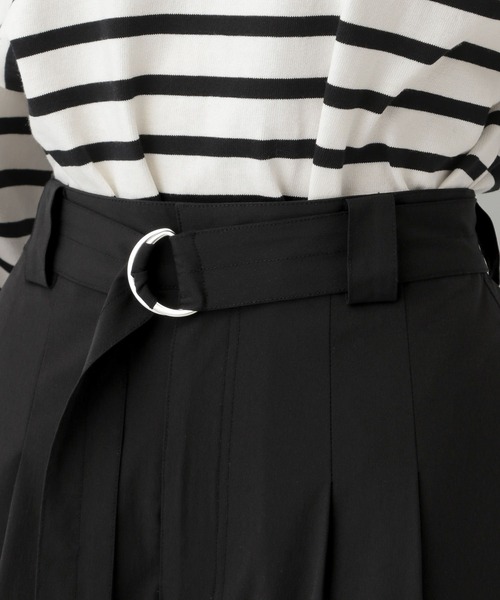 A part by（アパートバイ）の「ナイロンカーゴパンツ（カーゴパンツ・レディース・アイボリー/ブラック・FREE）」の3枚目の写真