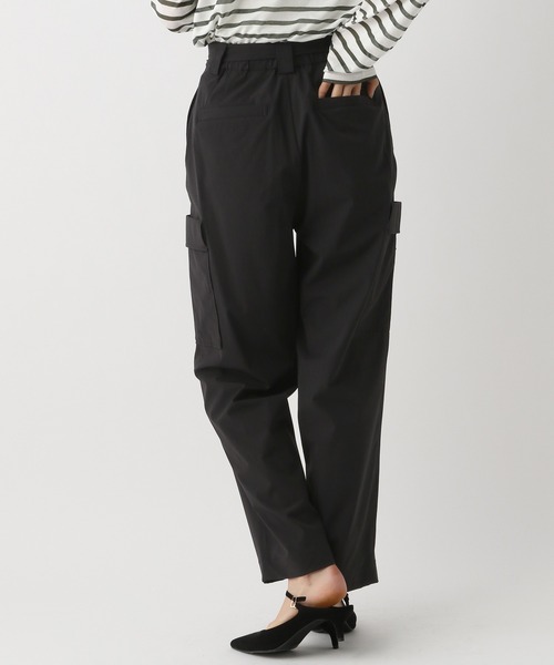 A part by（アパートバイ）の「ナイロンカーゴパンツ（カーゴパンツ・レディース・アイボリー/ブラック・FREE）」の18枚目の写真