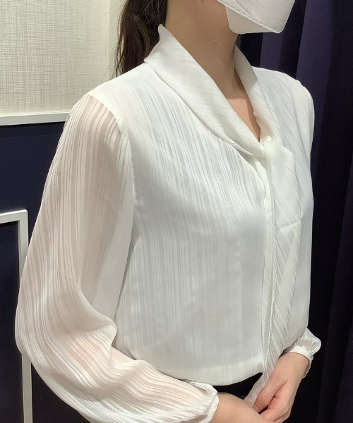 TOKYO SHIRTS（トウキョウシャツ）の「ストライプ柄サテン