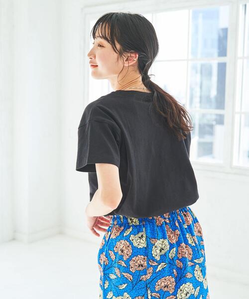 coen(コーエン)の「USAコットンクルーネックTシャツ(Tシャツ/カットソー・レディース・オフホワイト/ライトグレー/ブラック/ライトブルー・L/M)」の18枚目の写真