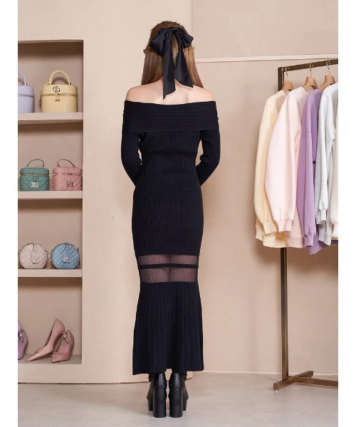 オフショルダーロングワンピース（ワンピース）｜Darich（ダーリッチ