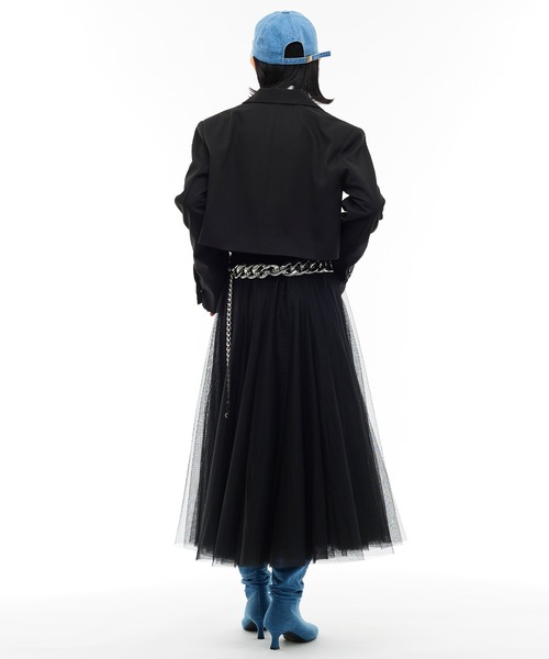 Narcissus（ナルシス）の「【Narcissus】ボリュームチュールスカート（スカート・レディース・ホワイト/ブラック・FREE）」の10枚目の写真