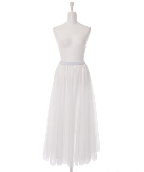 Narcissus（ナルシス）の「【Narcissus】ボリュームチュールスカート（スカート・レディース・ホワイト/ブラック・FREE）」の15枚目の写真