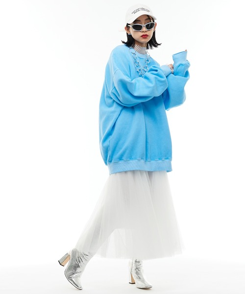 Narcissus（ナルシス）の「【Narcissus】ボリュームチュールスカート（スカート・レディース・ホワイト/ブラック・FREE）」の3枚目の写真