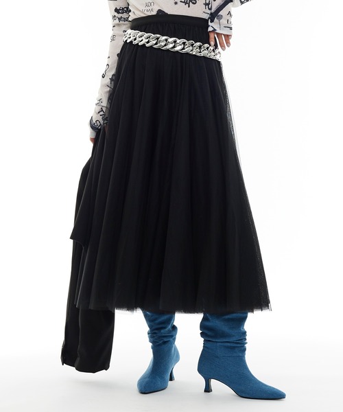 Narcissus（ナルシス）の「【Narcissus】ボリュームチュールスカート（スカート・レディース・ホワイト/ブラック・FREE）」の20枚目の写真