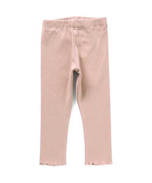 Ampersand(アンパサンド)の「9分レギンス(レギンス/スパッツ・キッズ・アイボリー/ブラウン/ピンク/チャコール・120/80/95/100/130/90/70/140/110)」の1枚目の写真